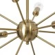 Μοντέρνο φωτιστικό οροφής MILANO πολύφωτο E27 AC 220-240V χρυσό μεταλλικό Φ80xY78cm Μοντέρνο φωτιστικό οροφής MILANO πολύφωτο E27 AC 220-240V χρυσό μεταλλικό Φ80xY78cm