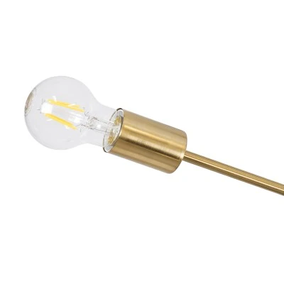 Μοντέρνο φωτιστικό οροφής MILANO πολύφωτο E27 AC 220-240V χρυσό μεταλλικό Φ80xY78cm Μοντέρνο φωτιστικό οροφής MILANO πολύφωτο E27 AC 220-240V χρυσό μεταλλικό Φ80xY78cm