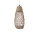 Boho Κρεμαστό Φωτιστικό ECUADOR Μονόφωτο 1 x E27 AC220-240V IP20 - Φ15 x Υ35cm - Μπεζ Seagrass - Φύκι Πλέγμα Καμπάνα GloboStar® ECUADOR 02119 Boho Κρεμαστό Φωτιστικό Πλέγμα Μονόφωτο 1 x E27 IP20 Μπεζ Rattan - Μ15 x Π15 x Υ35cm