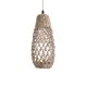 Boho Κρεμαστό Φωτιστικό ECUADOR Μονόφωτο 1 x E27 AC220-240V IP20 - Φ15 x Υ35cm - Μπεζ Seagrass - Φύκι Πλέγμα Καμπάνα GloboStar® ECUADOR 02119 Boho Κρεμαστό Φωτιστικό Πλέγμα Μονόφωτο 1 x E27 IP20 Μπεζ Rattan - Μ15 x Π15 x Υ35cm