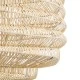 GloboStar® OREGON 02207 Boho Κρεμαστό Φωτιστικό Πλέγμα Μονόφωτο 1 x E27 IP20 Μπεζ Ξύλο - Μ80 x Π80 x Υ65cm