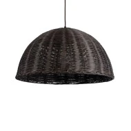 Boho Κρεμαστό Φωτιστικό MONTANA Μονόφωτο 1 x E27 AC220-240V IP20 - Φ50 x Υ25cm - Σκούρο Καφέ Μπαμπού Πλέγμα Καμπάνα Boho Κρεμαστό Φωτιστικό MONTANA Μονόφωτο 1 x E27 AC220-240V IP20 - Φ50 x Υ25cm - Σκούρο Καφέ Μπαμπού Πλέγμα Καμπάνα