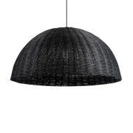 Boho Κρεμαστό Φωτιστικό MONTANA Μονόφωτο 1 x E27 AC220-240V IP20 - Φ80 x Υ40cm - Μαύρο Μπαμπού Πλέγμα Καμπάνα Boho Κρεμαστό Φωτιστικό MONTANA Μονόφωτο 1 x E27 AC220-240V IP20 - Φ80 x Υ40cm - Μαύρο Μπαμπού Πλέγμα Καμπάνα