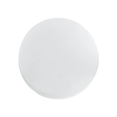 GloboStar® REVANO 61016 LED Πλαφονιέρα Οροφής Στρόγγυλη Φ17 15W 1350lm 180° AC 220-240V Αδιάβροχη IP54 Φ17 x Υ5cm Θερμό Λευκό 2700K - 2 Χρόνια Εγγύηση
