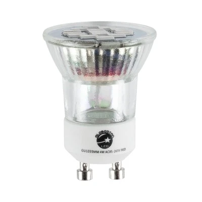 Σποτ LED GU10 MR11 4W 300lm 120° AC 85-265V Κόκκινο