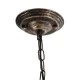 GloboStar® BARN 01045 Vintage Κρεμαστό Φωτιστικό Καμπάνα Μονόφωτο 1 x E27 IP20 Χάλκινο Μέταλλο - Μ46 x Π46 x Υ36cm