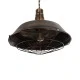 GloboStar® BARN 01045 Vintage Κρεμαστό Φωτιστικό Καμπάνα Μονόφωτο 1 x E27 IP20 Χάλκινο Μέταλλο - Μ46 x Π46 x Υ36cm