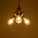 GloboStar® COPPER 01076 Vintage Ιndustrial Κρεμαστό Φωτιστικό Οροφής Τρίφωτο 3 x E27 AC220-240V - Φ14 x Υ13cm - Χρυσό Μεταλλικό Πλέγμα - 5 Χρόνια Εγγύηση