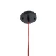Μοντέρνο Industrial PARROT κρεμαστό φωτιστικό οροφής E27 AC 220-240V μονόφωτο μαύρο μεταλλικό πλέγμα Φ30