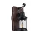 Vintage επιτοίχια απλίκα kelvo® BRASRA για λάμπα E27 AC 220-240V IP20 καφέ & μαύρο 15x20x30cm