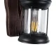 Vintage επιτοίχια απλίκα kelvo® BRASRA για λάμπα E27 AC 220-240V IP20 καφέ & μαύρο 15x20x30cm
