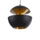 Μοντέρνο κρεμαστό φωτιστικό οροφής SEVILLE μονόφωτο AC 220-240V μαύρο μεταλλικό Φ35