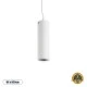 Μοντέρνο κρεμαστό φωτιστικό οροφής CANNON Spot Gu10 AC 220-240V μονόφωτο λευκό μεταλλικό Φ6