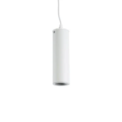 Μοντέρνο κρεμαστό φωτιστικό οροφής CANNON Spot Gu10 AC 220-240V μονόφωτο λευκό μεταλλικό Φ6
