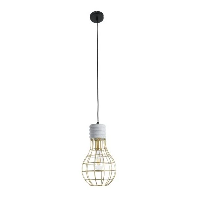 Μοντέρνο Industrial DURANT κρεμαστό φωτιστικό 1 x E27 AC 220-240V οροφής μονόφωτο γκρι μπεζ τσιμέντο πλέγμα Φ20 Μοντέρνο Industrial DURANT κρεμαστό φωτιστικό 1 x E27 AC 220-240V οροφής μονόφωτο γκρι μπεζ τσιμέντο πλέγμα Φ20