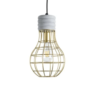 Μοντέρνο Industrial DURANT κρεμαστό φωτιστικό 1 x E27 AC 220-240V οροφής μονόφωτο γκρι μπεζ τσιμέντο πλέγμα Φ20 Μοντέρνο Industrial DURANT κρεμαστό φωτιστικό 1 x E27 AC 220-240V οροφής μονόφωτο γκρι μπεζ τσιμέντο πλέγμα Φ20