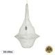 Vintage Κρεμαστό Φωτιστικό KENTUCKY Μονόφωτο 1 x E27 AC220-240V IP20 - Φ50 x Υ90cm - Μπεζ Εκρού Μεταλλικό Πλέγμα GloboStar® KENTUCKY 01874 Vintage Κρεμαστό Φωτιστικό Πλέγμα Μονόφωτο 1 x E27 IP20 Μπεζ Μέταλλο - Μ50 x Π50 x Υ90cm