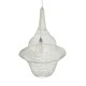 Vintage Κρεμαστό Φωτιστικό KENTUCKY Μονόφωτο 1 x E27 AC220-240V IP20 - Φ50 x Υ90cm - Μπεζ Εκρού Μεταλλικό Πλέγμα GloboStar® KENTUCKY 01874 Vintage Κρεμαστό Φωτιστικό Πλέγμα Μονόφωτο 1 x E27 IP20 Μπεζ Μέταλλο - Μ50 x Π50 x Υ90cm