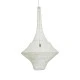 Vintage Κρεμαστό Φωτιστικό KENTUCKY Μονόφωτο 1 x E27 AC220-240V IP20 - Φ80 x Υ140cm - Μπεζ Εκρού Μεταλλικό Πλέγμα GloboStar® KENTUCKY 01877 Vintage Κρεμαστό Φωτιστικό Πλέγμα Μονόφωτο 1 x E27 IP20 Μπεζ Μέταλλο - Μ80 x Π80 x Υ140cm