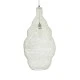 GloboStar® KENTUCKY 01895 Vintage Κρεμαστό Φωτιστικό Πλέγμα Μονόφωτο 1 x E27 IP20 Μπεζ Μέταλλο - Μ40 x Π40 x Υ70cm