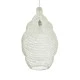 GloboStar® KENTUCKY 01895 Vintage Κρεμαστό Φωτιστικό Πλέγμα Μονόφωτο 1 x E27 IP20 Μπεζ Μέταλλο - Μ40 x Π40 x Υ70cm
