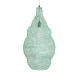GloboStar® KENTUCKY 01897 Vintage Κρεμαστό Φωτιστικό Οροφής Μονόφωτο 1 x E27 AC220-240V IP20 - Φ40 x Υ70cm - Τιρκουάζ Μεταλλικό Πλέγμα - 5 Χρόνια Εγγύηση