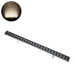 LED γραμμικό ντιμαριζόμενο φωτιστικό αρχιτεκτονικού φωτισμού Ultra Θερμό Λευκό 2200K 100cm 18W BRIDGELUX SMD 1890lm 24V DC IP67 δέσμη 15°