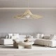 GloboStar® PALERMO 02209 Boho Κρεμαστό Φωτιστικό Πλέγμα Μονόφωτο 1 x E27 IP20 Μπεζ Ξύλο - Μ100 x Π100 x Υ30cm