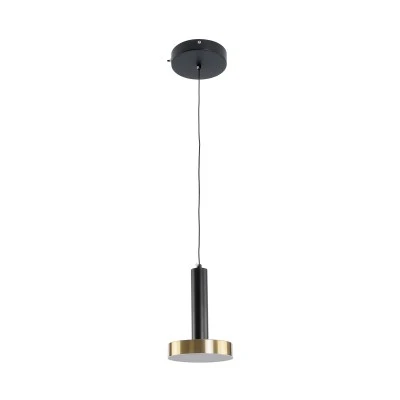 Κρεμαστό Φωτιστικό ZANE LED 18W 2016lm CCT Dimmable – Μαύρο & Χρυσό, Τηλεχειριστήριο, 2700K-4500K-6000K