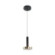 Κρεμαστό Φωτιστικό ZANE LED 18W 2016lm CCT Dimmable – Μαύρο & Χρυσό, Τηλεχειριστήριο, 2700K-4500K-6000K