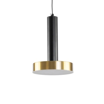 Κρεμαστό Φωτιστικό ZANE LED 18W 2016lm CCT Dimmable – Μαύρο & Χρυσό, Τηλεχειριστήριο, 2700K-4500K-6000K