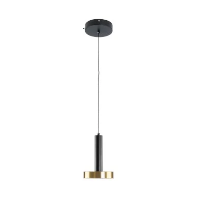 Κρεμαστό Φωτιστικό ZANE LED 18W 2016lm CCT Dimmable – Μαύρο & Χρυσό, Τηλεχειριστήριο, 2700K-4500K-6000K