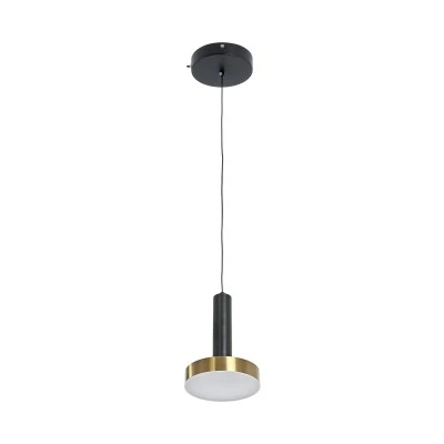 Κρεμαστό Φωτιστικό ZANE LED 18W 2016lm CCT Dimmable – Μαύρο & Χρυσό, Τηλεχειριστήριο, 2700K-4500K-6000K