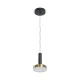 Κρεμαστό Φωτιστικό ZANE LED 18W 2016lm CCT Dimmable – Μαύρο & Χρυσό, Τηλεχειριστήριο, 2700K-4500K-6000K