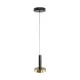 Κρεμαστό Φωτιστικό ZANE LED 18W 2016lm CCT Dimmable – Μαύρο & Χρυσό, Τηλεχειριστήριο, 2700K-4500K-6000K