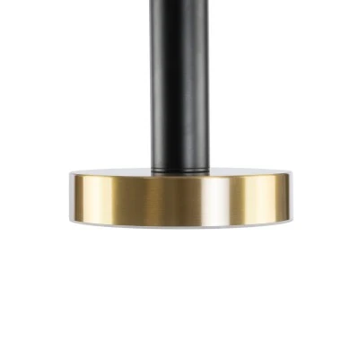 Κρεμαστό Φωτιστικό ZANE LED 18W 2016lm CCT Dimmable – Μαύρο & Χρυσό, Τηλεχειριστήριο, 2700K-4500K-6000K
