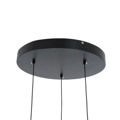 Κρεμαστό Φωτιστικό ZANE LED 18W 2016lm CCT Dimmable – Μαύρο & Χρυσό, Τηλεχειριστήριο, 2700K-4500K-6000K
