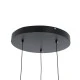 Κρεμαστό Φωτιστικό ZANE LED 18W 2016lm CCT Dimmable – Μαύρο & Χρυσό, Τηλεχειριστήριο, 2700K-4500K-6000K