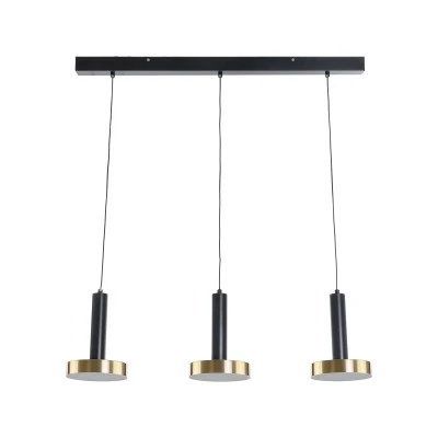 Κρεμαστό Φωτιστικό ZANE LED 54W 6048lm CCT Dimmable – Μαύρο & Χρυσό, Τηλεχειριστήριο, 2700K-4500K-6000K