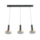 Κρεμαστό Φωτιστικό ZANE LED 54W 6048lm CCT Dimmable – Μαύρο & Χρυσό, Τηλεχειριστήριο, 2700K-4500K-6000K