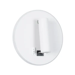 Επιτοίχια απλίκα LED kelvo® LADY-R με φορτιστή USB 6W 600lm φυσικό λευκό 4500K λευκό ματ 15x15x17cm 60939
