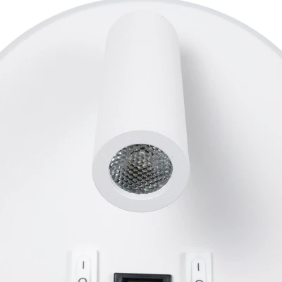Επιτοίχια απλίκα LED kelvo® LADY-R με φορτιστή USB 6W 600lm φυσικό λευκό 4500K λευκό ματ 15x15x17cm 60939