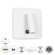 GloboStar® LADY-S 60943 Μοντέρνο Φωτιστικό Τοίχου - Απλίκα Ξενοδοχείου Bed Side LED 6W 600lm 36° & 360° AC 220-240V - Reading Light & Κρυφός Φωτισμός - Φορτιστής USB 3A - Μ15 x Π15 x Υ7cm - Φυσικό Λευκό 4500K - Λευκό - 3 Χρόνια Εγγύηση