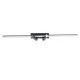 GLOBOSTAR® BARETTI 61226 Φωτιστικό Οροφής Linear Design LED CCT με Κινούμενα Σποτ LED Downlight 24W 2688lm 160° & 45° AC 220-240V IP20  - Εναλλαγή Φωτισμού μέσω Διακόπτη On/Off All In One Ψυχρό 6000k+Φυσικό 4500k+Θερμό 2700k - Μ80 x Π5.5 x Υ5 cm - Μαύ