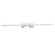 GLOBOSTAR® BARETTI 61227 Φωτιστικό Οροφής Linear Design LED CCT με Κινούμενα Σποτ LED Downlight 24W 2688lm 160° & 45° AC 220-240V IP20  - Εναλλαγή Φωτισμού μέσω Διακόπτη On/Off All In One Ψυχρό 6000k+Φυσικό 4500k+Θερμό 2700k - Μ80 x Π5.5 x Υ5 cm - Λευ