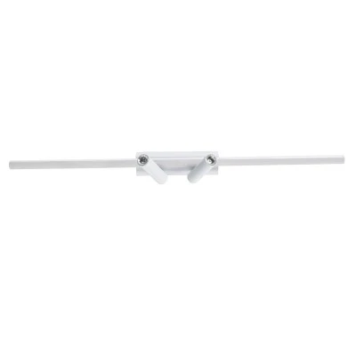 GLOBOSTAR® BARETTI 61227 Φωτιστικό Οροφής Linear Design LED CCT με Κινούμενα Σποτ LED Downlight 24W 2688lm 160° & 45° AC 220-240V IP20  - Εναλλαγή Φωτισμού μέσω Διακόπτη On/Off All In One Ψυχρό 6000k+Φυσικό 4500k+Θερμό 2700k - Μ80 x Π5.5 x Υ5 cm - Λευ