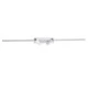 GLOBOSTAR® BARETTI 61227 Φωτιστικό Οροφής Linear Design LED CCT με Κινούμενα Σποτ LED Downlight 24W 2688lm 160° & 45° AC 220-240V IP20  - Εναλλαγή Φωτισμού μέσω Διακόπτη On/Off All In One Ψυχρό 6000k+Φυσικό 4500k+Θερμό 2700k - Μ80 x Π5.5 x Υ5 cm - Λευ