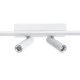 GLOBOSTAR® BARETTI 61227 Φωτιστικό Οροφής Linear Design LED CCT με Κινούμενα Σποτ LED Downlight 24W 2688lm 160° & 45° AC 220-240V IP20  - Εναλλαγή Φωτισμού μέσω Διακόπτη On/Off All In One Ψυχρό 6000k+Φυσικό 4500k+Θερμό 2700k - Μ80 x Π5.5 x Υ5 cm - Λευ