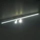 GLOBOSTAR® BARETTI 61228 Φωτιστικό Οροφής Linear Design LED CCT με Κινούμενα Σποτ LED Downlight 24W 2688lm 160° & 45° AC 220-240V IP20  - Εναλλαγή Φωτισμού μέσω Διακόπτη On/Off All In One Ψυχρό 6000k+Φυσικό 4500k+Θερμό 2700k - Μ80 x Π5.5 x Υ5 cm - Χρυ