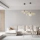 GloboStar® MELEMELE 01839 Boho Κρεμαστό Φωτιστικό Οροφής Μονόφωτο 1 x E27 AC220-240V IP20 - Φ35 x Υ4cm - Μπεζ Ξύλινο Μπαμπού Πλέγμα - 5 Χρόνια Εγγύηση